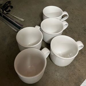 Crate and Barrel coffee mug set